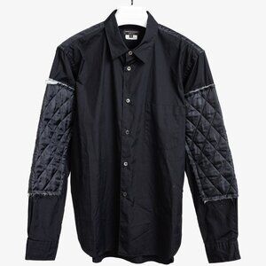 Comme Des Garçons Homme Plus 2017 Black Quilting Button Up Shirt